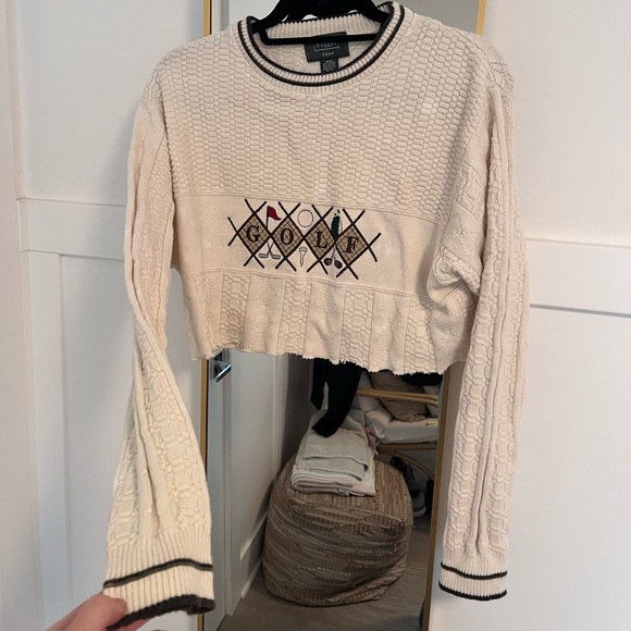 GOLF vintage cropped sweater - Picture 2 of 5